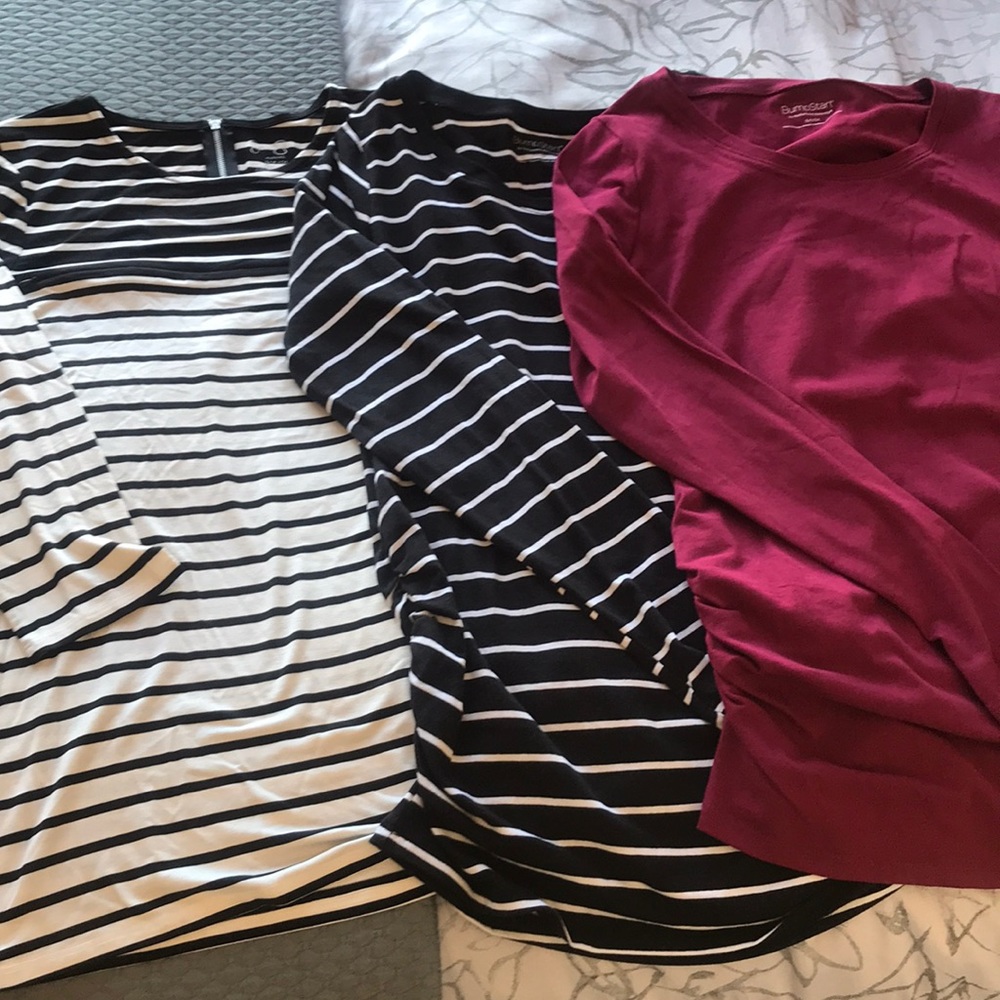 NWOT Bundle of 4 maternity/nursing tops